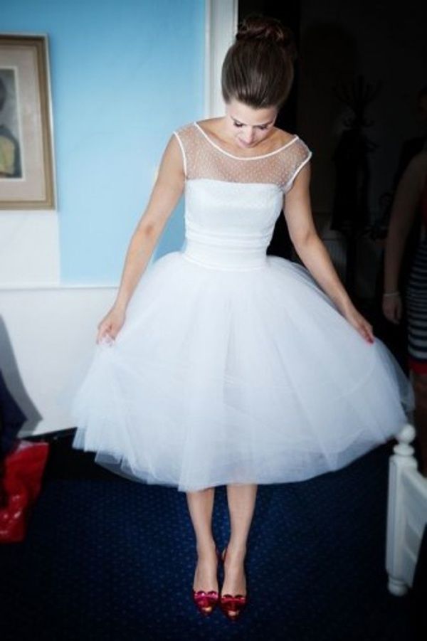 plus size short tulle dress