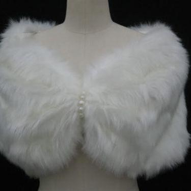 New White/ivory Faux Fur W..